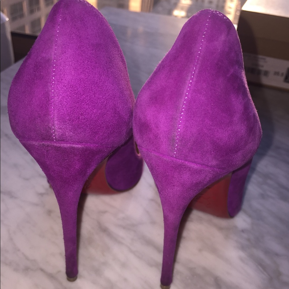 Christian Louboutin So Kate Suede Pumps Heels - Picture 4 of 8